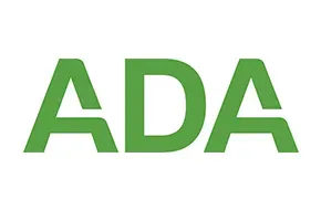 The ADA website green logo